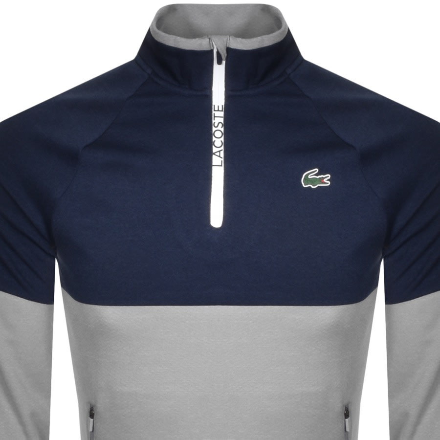 Alternative Image for ProductLacoste Sport Half Zip Sweatshirt Navy2